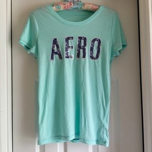 Aeropostale sequin “AERO” tee shirt! 🏖